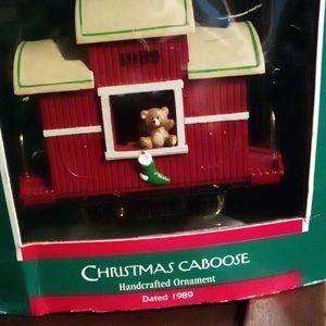 Hallmark collectors series Christmas caboose